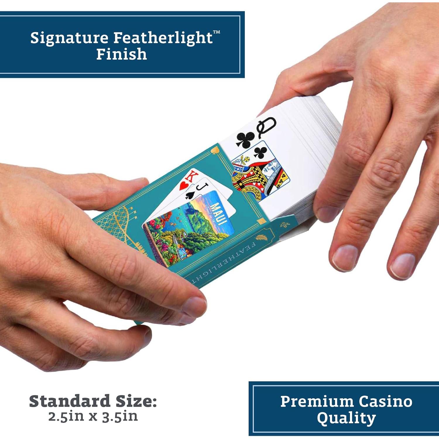 Baraja de Cartas Premium Boardwalk Puzzles Maui 9x6.5 cm