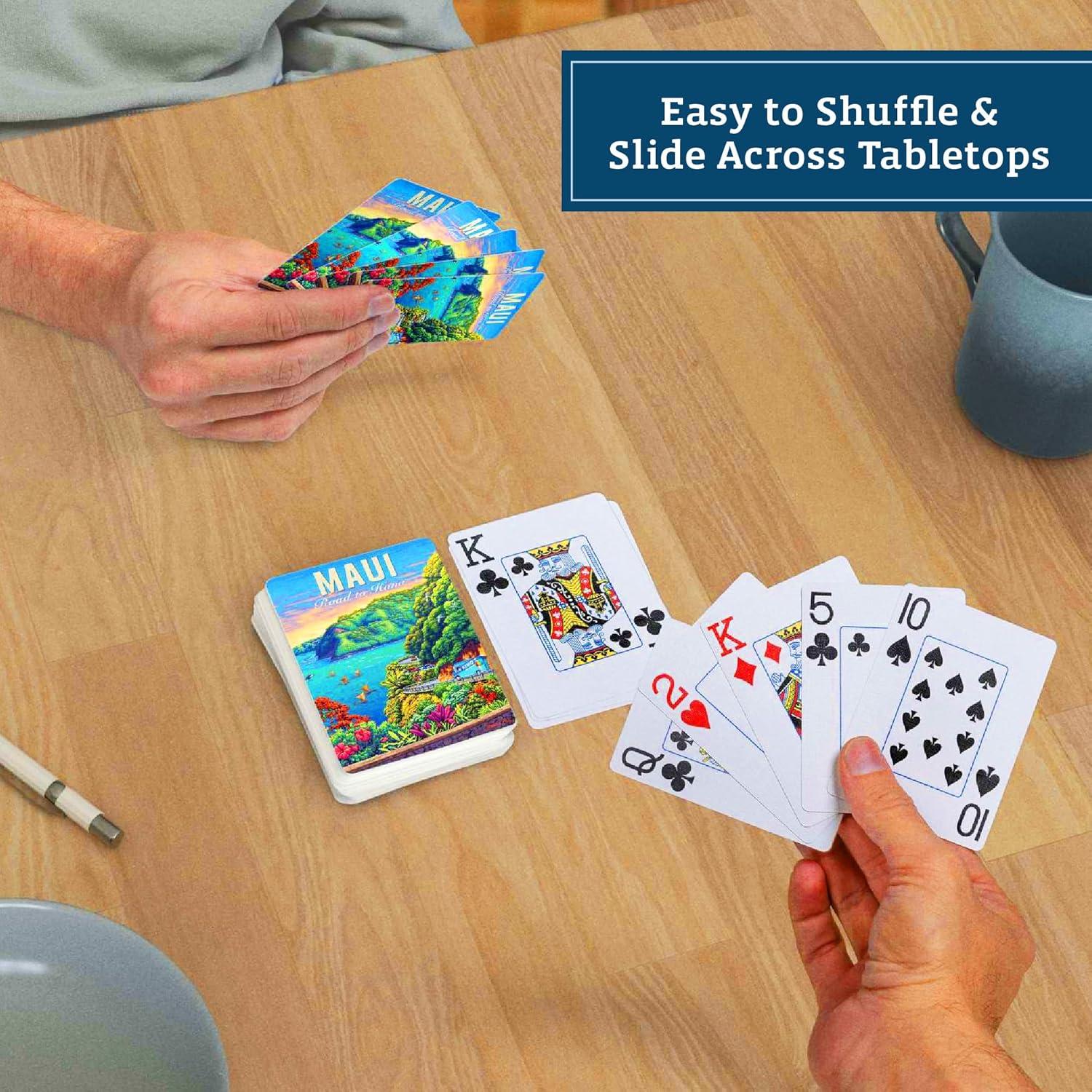 Baraja de Cartas Premium Boardwalk Puzzles Maui 9x6.5 cm