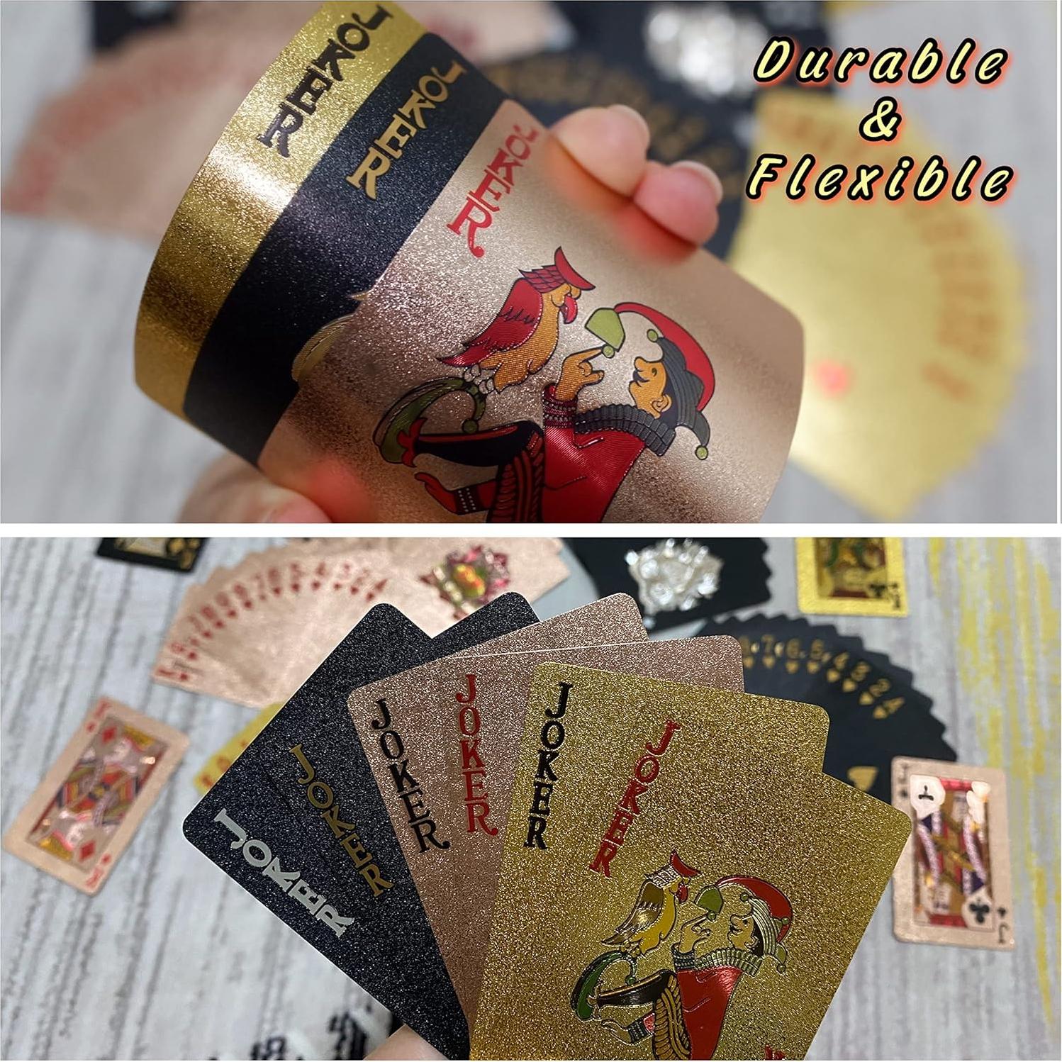 3 Barajas de Cartas de Juego Impermeables Chengyun