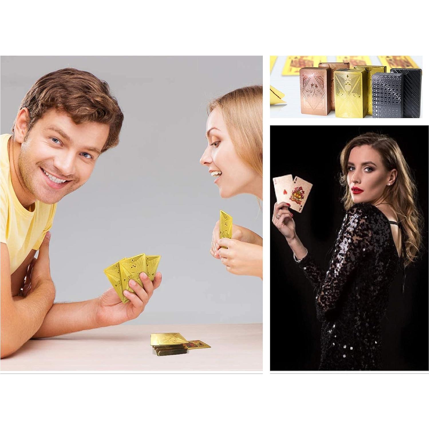 3 Barajas de Cartas de Juego Impermeables Chengyun