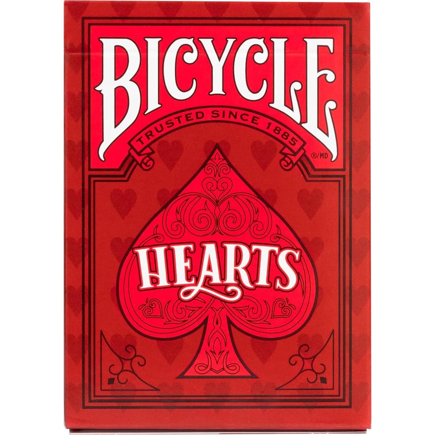 Paquete Coleccionista 6 Barajas Bicycle Rider Back Corazones