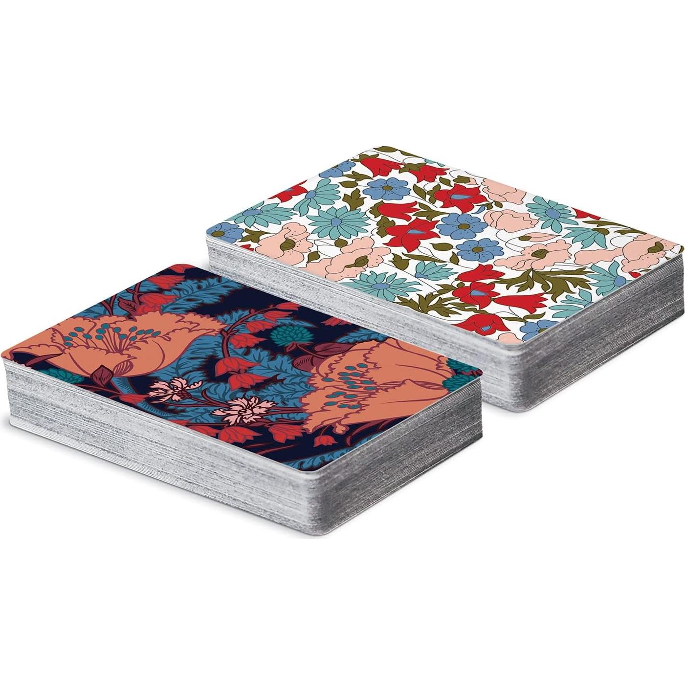 Conjunto de Cartas de Juego Floral Liberty Galison - 2 Barajas