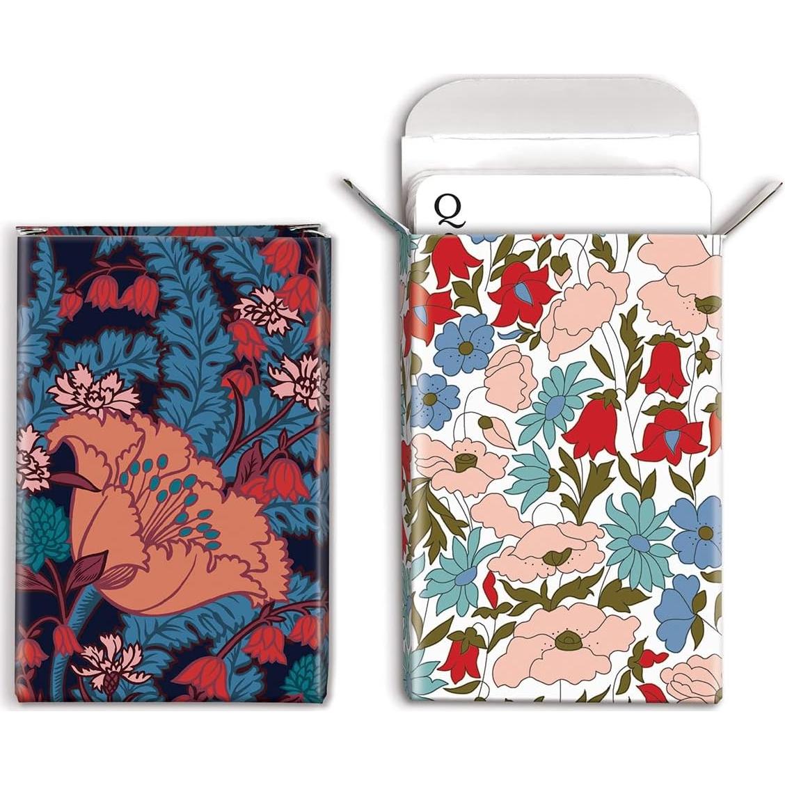Conjunto de Cartas de Juego Floral Liberty Galison - 2 Barajas