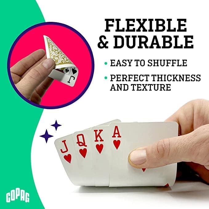 Copag 1546 Cartas de Plástico Neotéricas Tamaño Póker