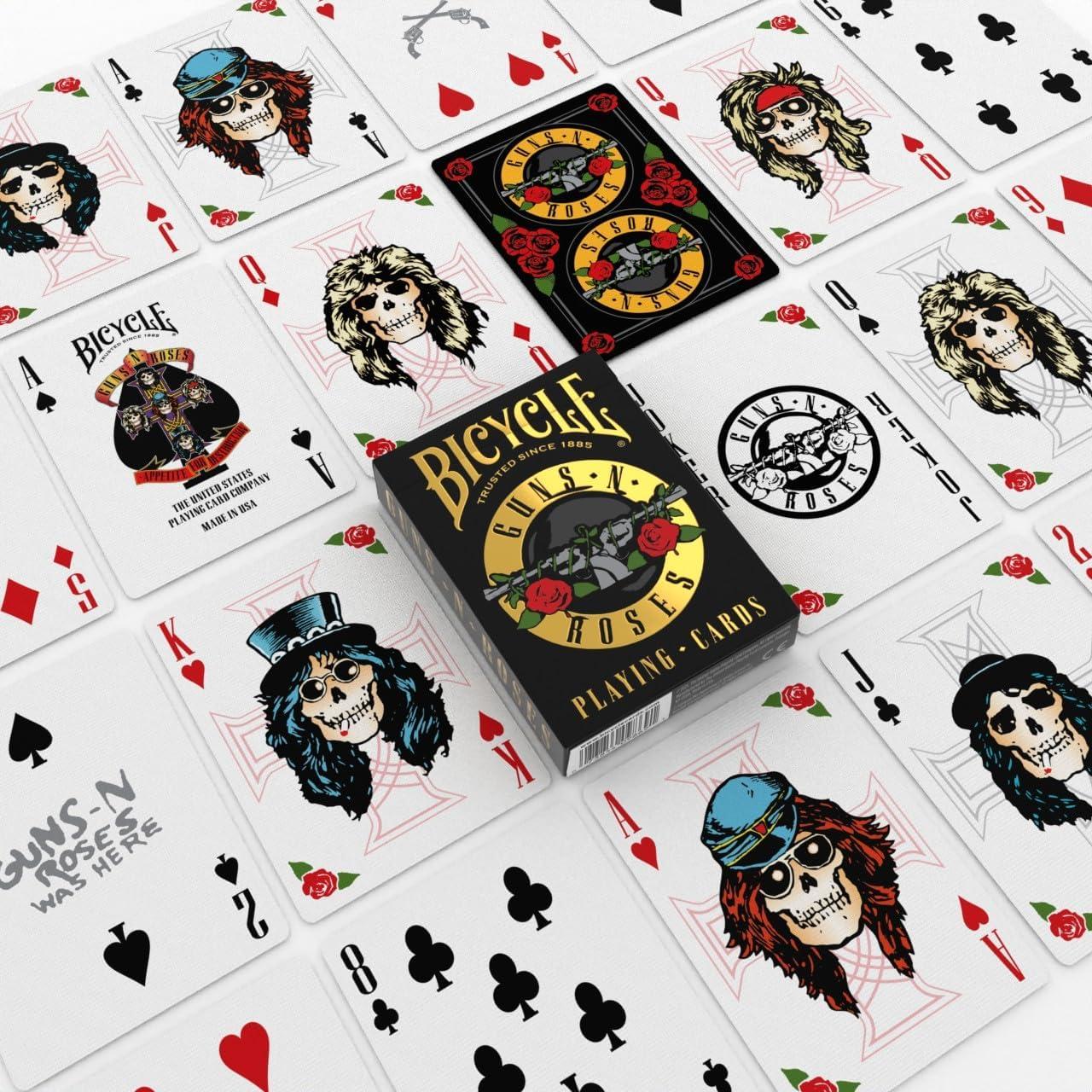 Barajas de Juego Bicycle Guns N' Roses - Edición Especial