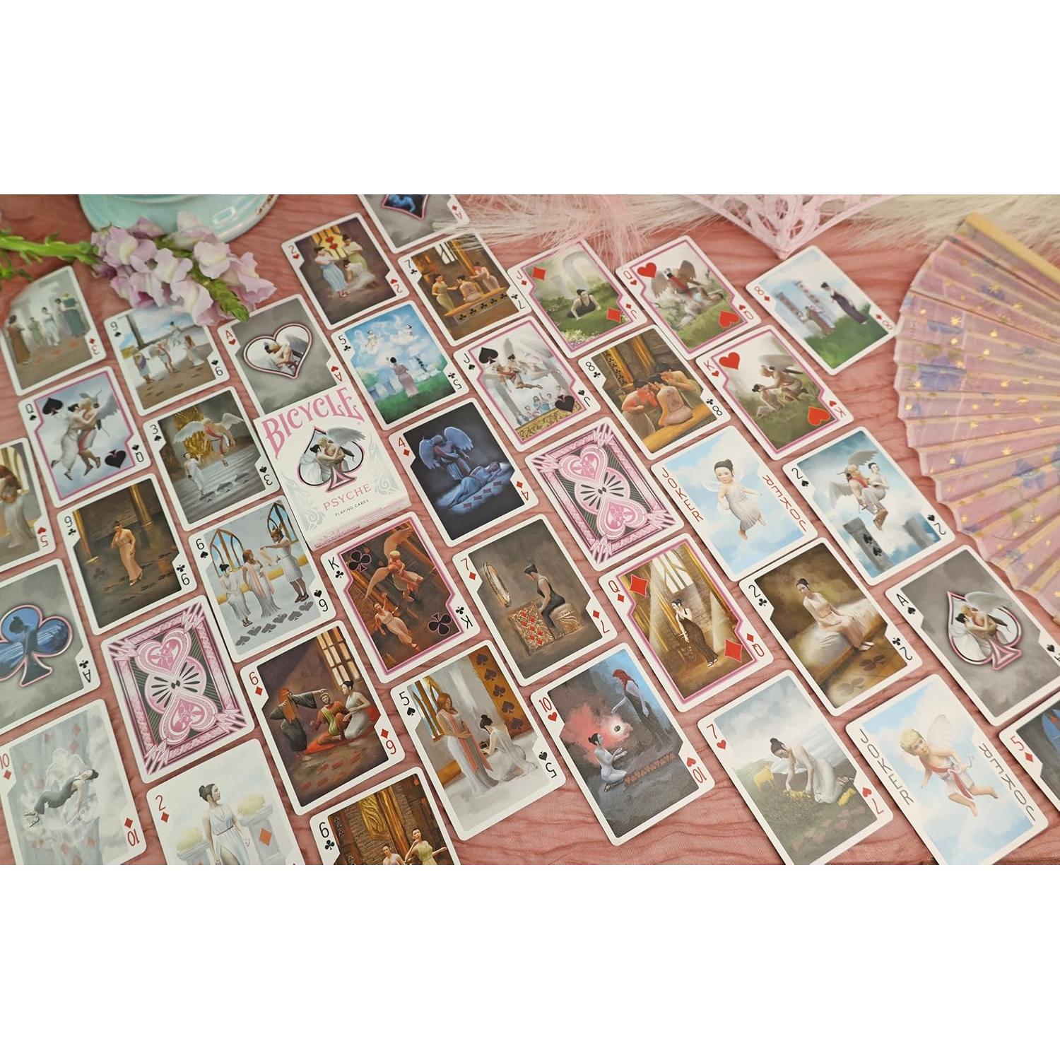 Set de Cartas de Juego Cupido y Psique - Arte Exclusivo