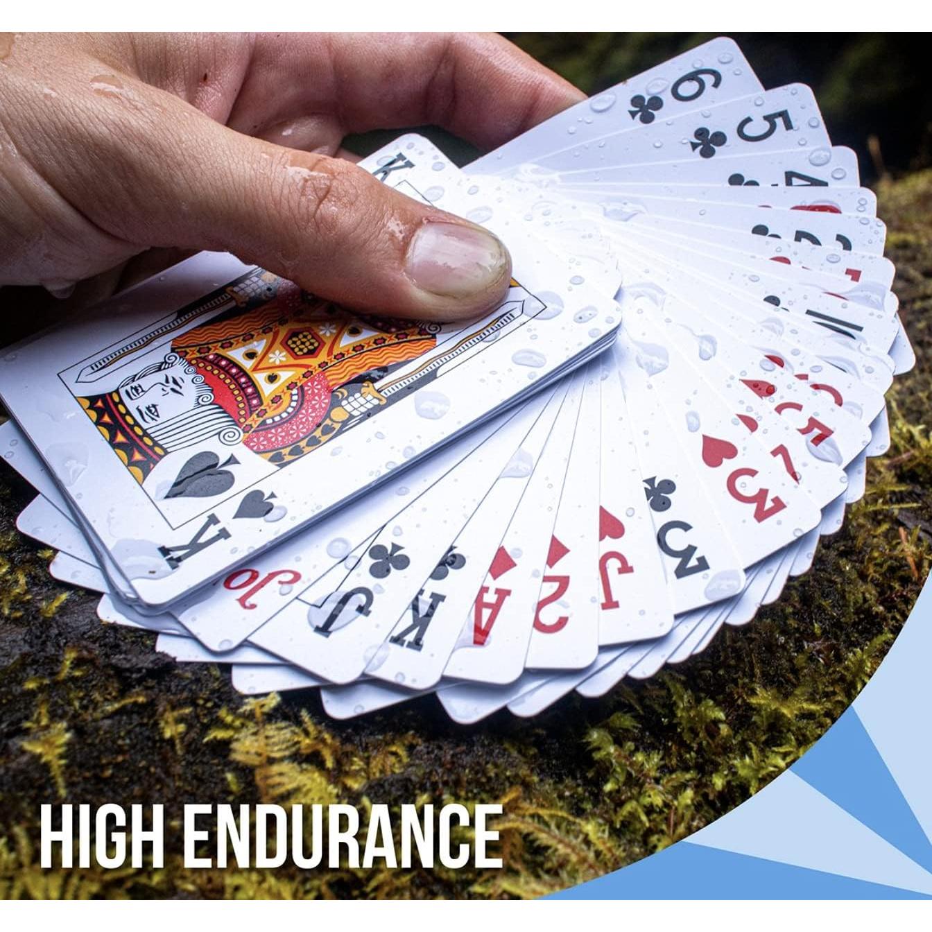 Juego de 12 Barajas de Póker Regal Games Elite Monaco 100% Plástico