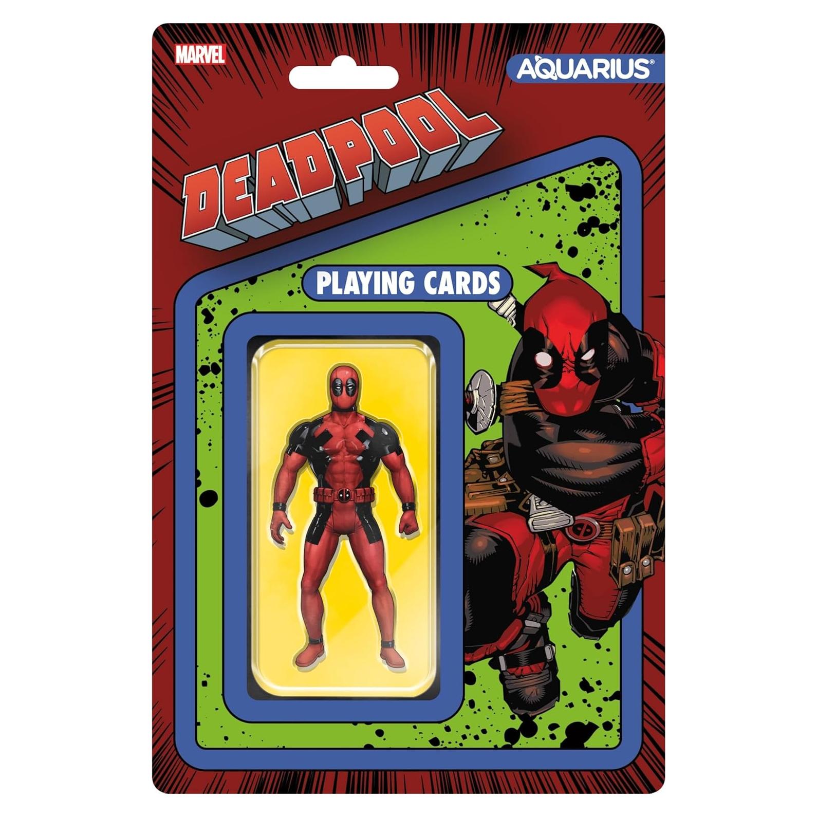 Baraja de Cartas Premium Marvel Deadpool AQUARIUS 54 Piezas