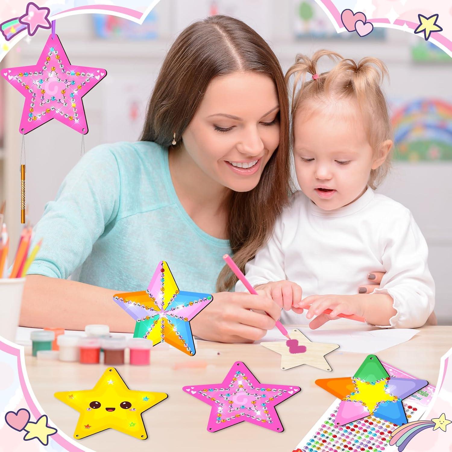 Kit de Campanas de Viento de Madera TREACLUB - 12 Piezas