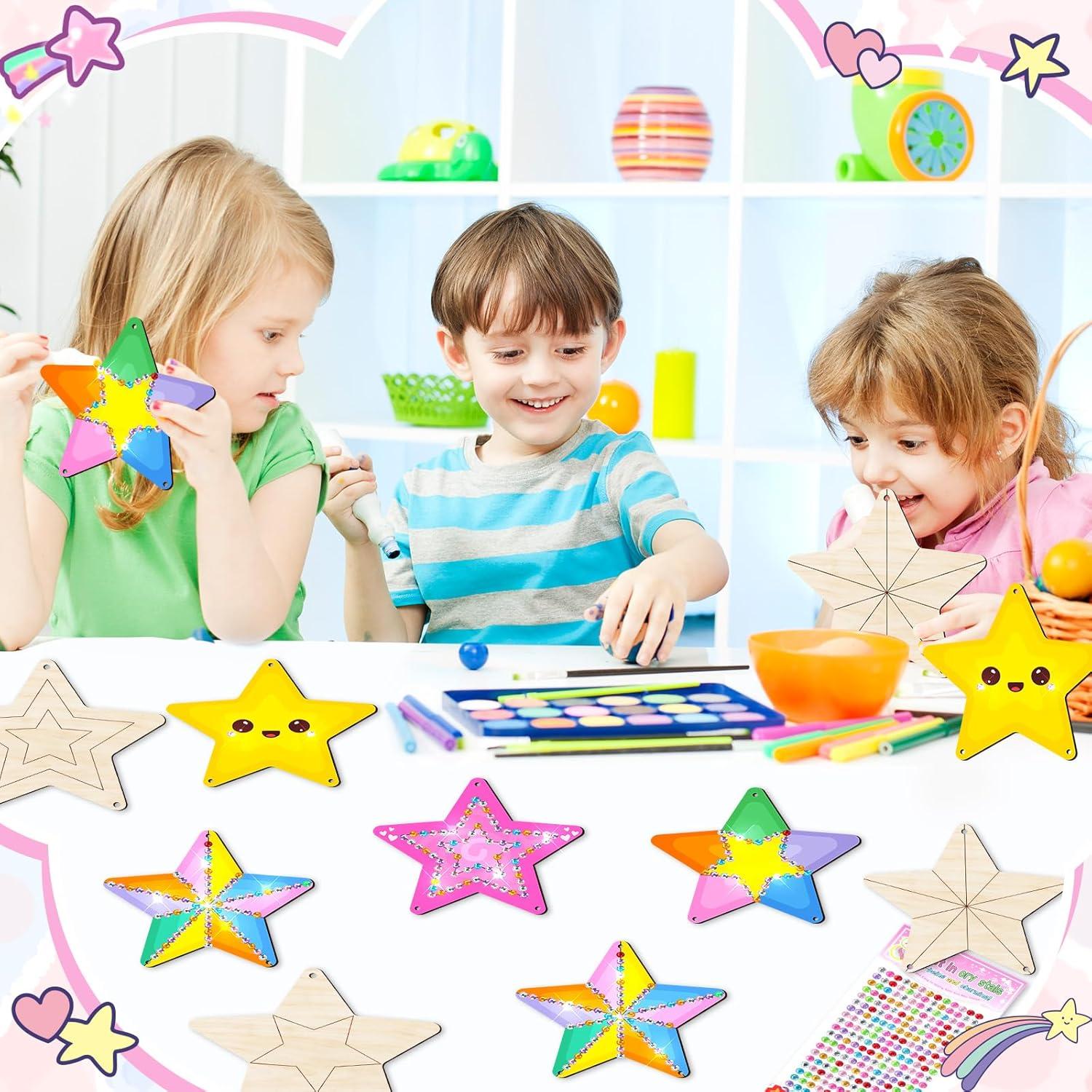 Kit de Campanas de Viento de Madera TREACLUB - 12 Piezas