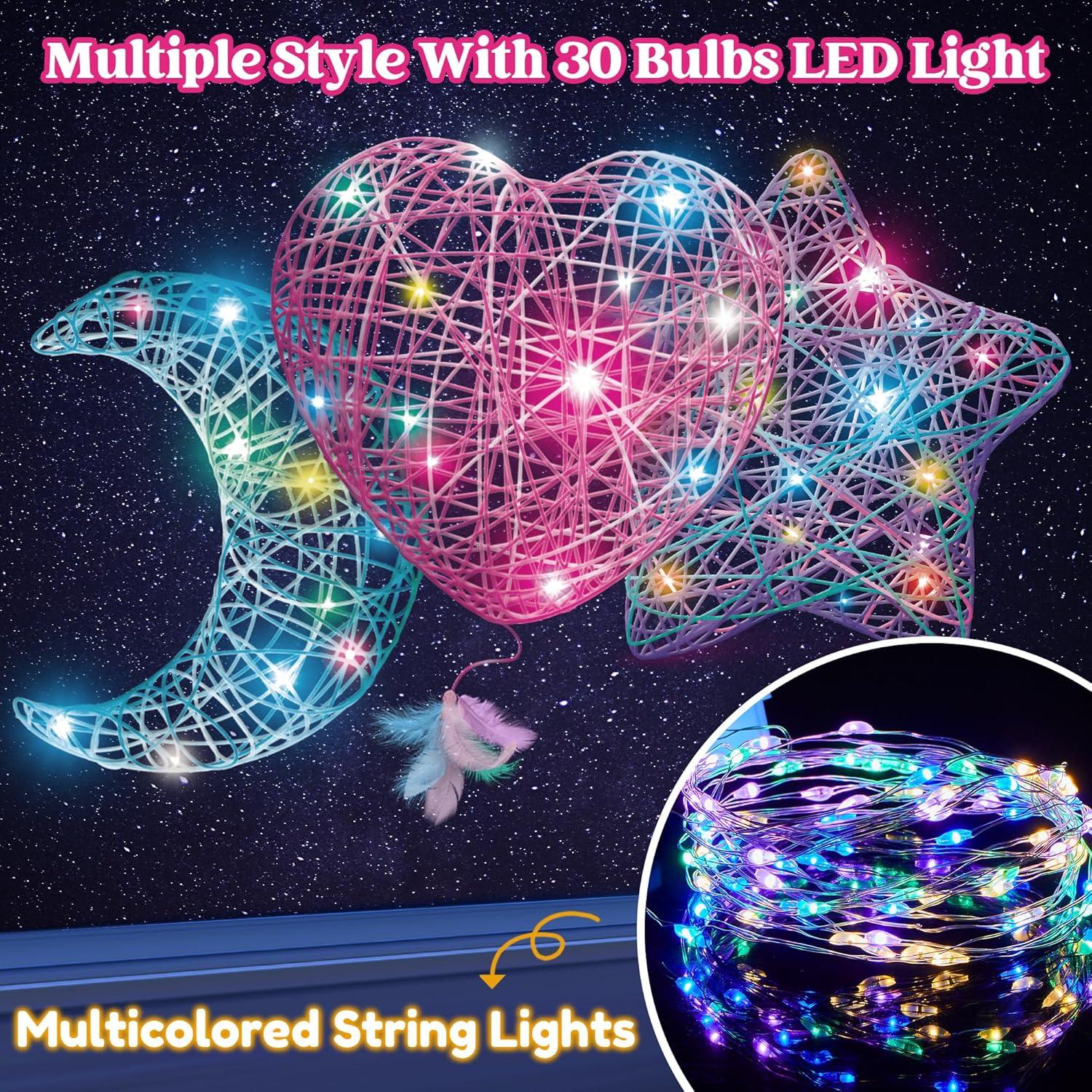 Kit de Arte en Hilo 3D Klever Kits con 30 LED Multicolores