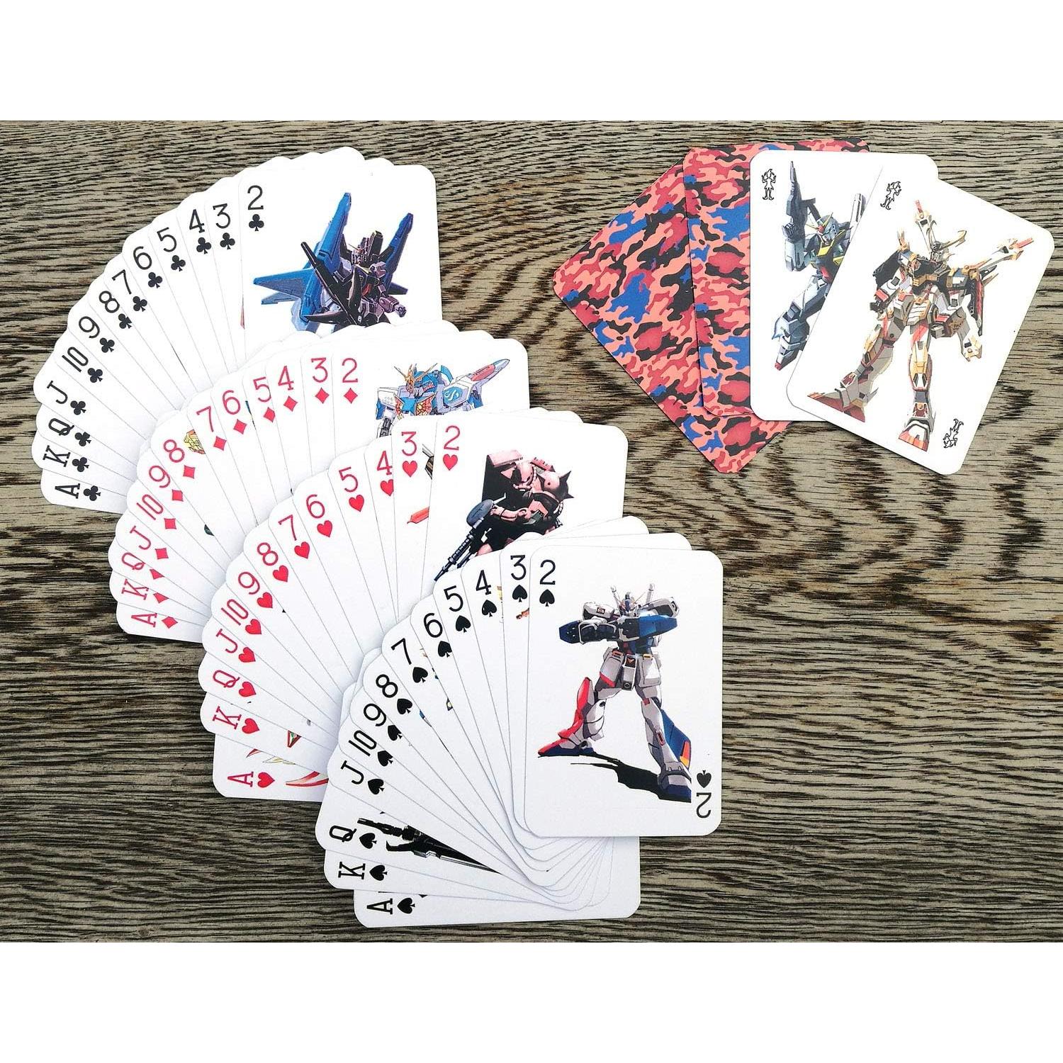 Baraja de Póker Estándar FlonzGift 54 Cartas Anime Gundam