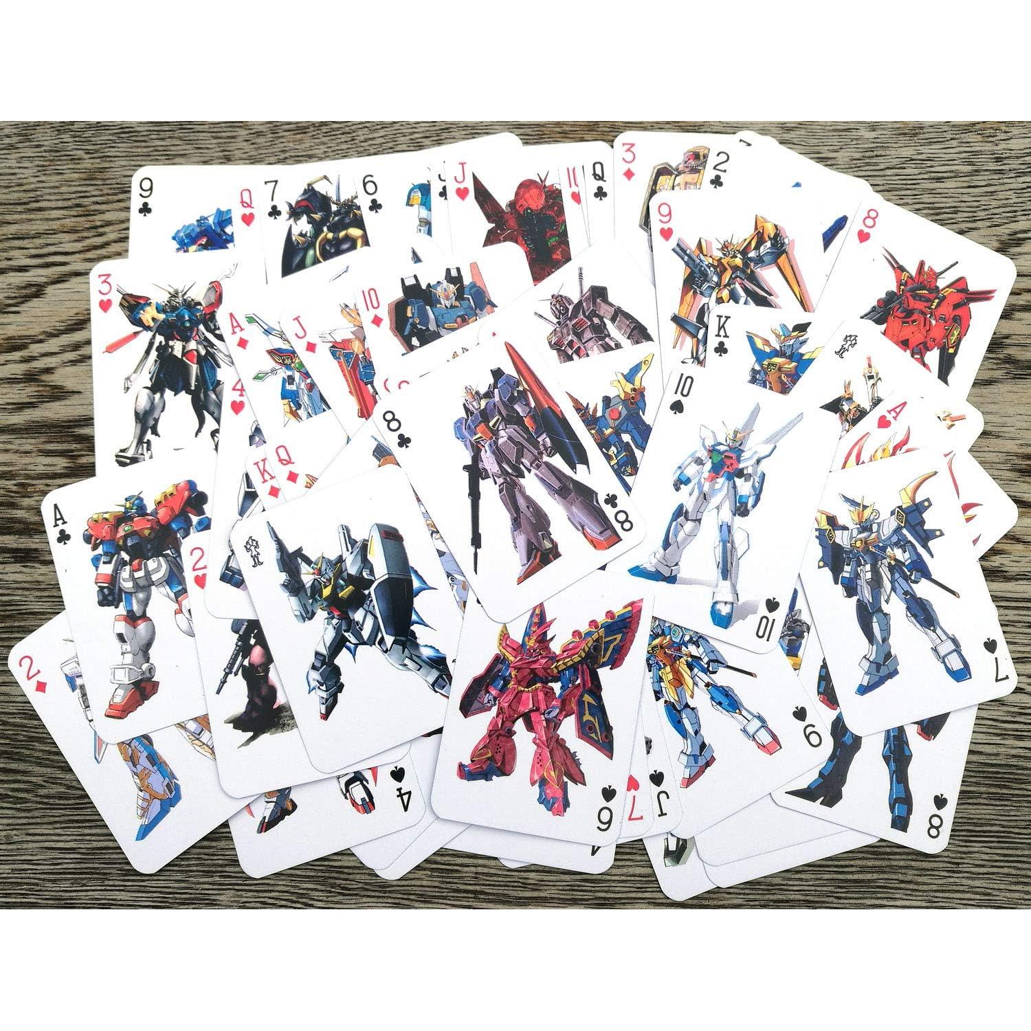 Baraja de Póker Estándar FlonzGift 54 Cartas Anime Gundam