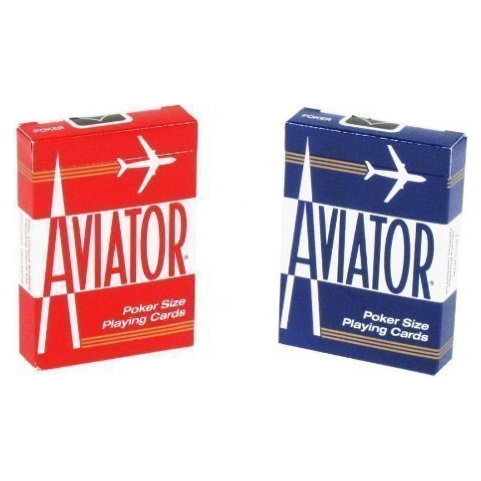 Cartas de Juego Póker Aviator - Paquete de 3 Unidades