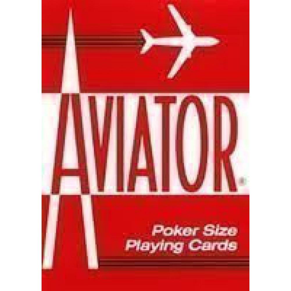Cartas de Juego Póker Aviator - Paquete de 3 Unidades