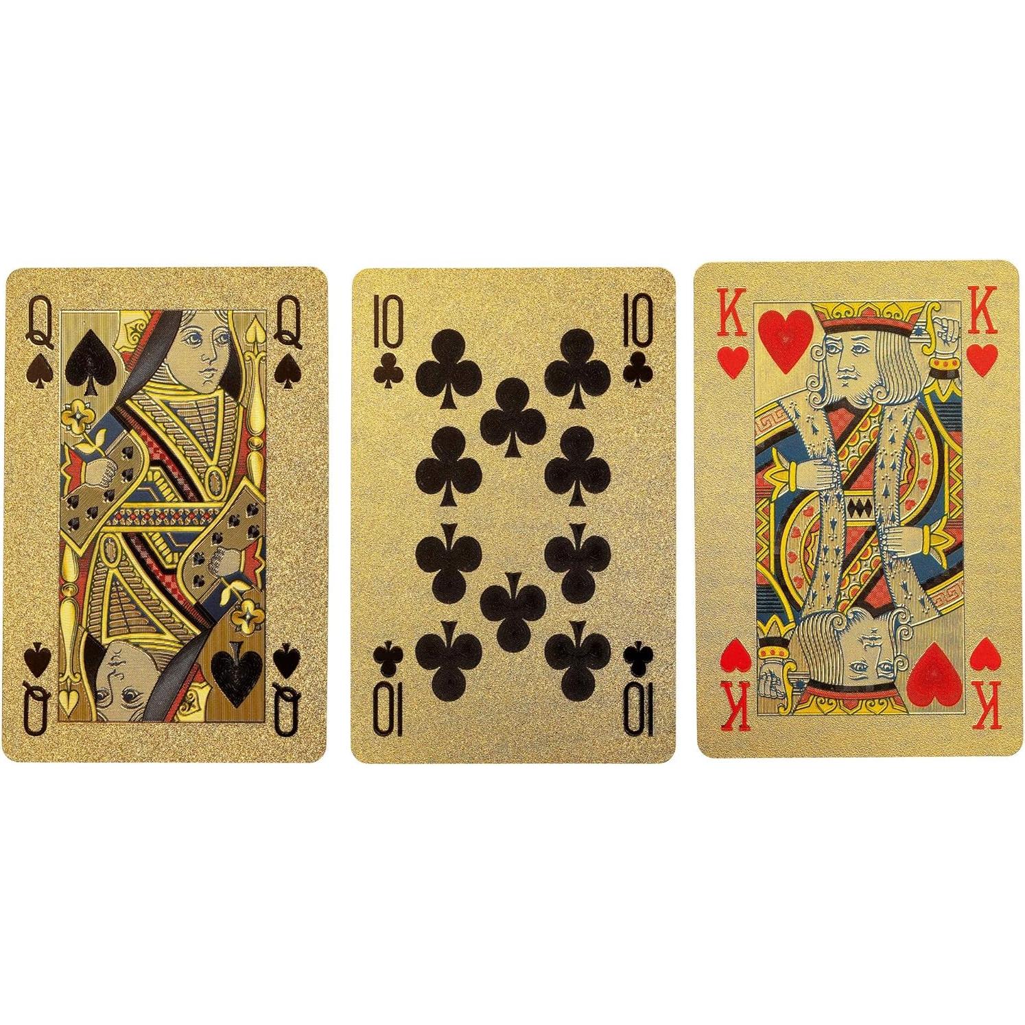 Baraja de Cartas Doradas Impermeables Waddingtons NO. 1