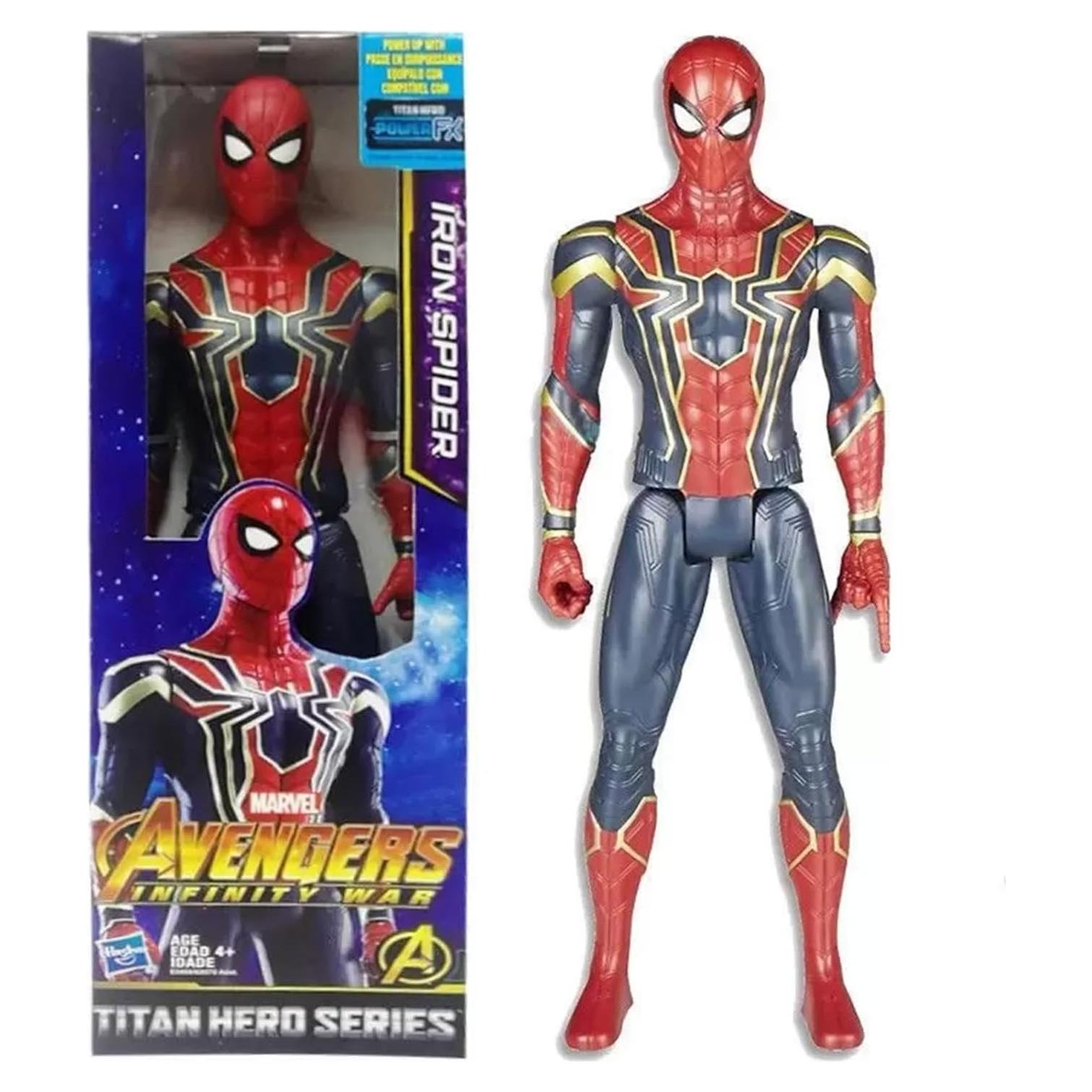 Figura Iron Spider 30.48 cm Titan Hero Power FX Hasbro