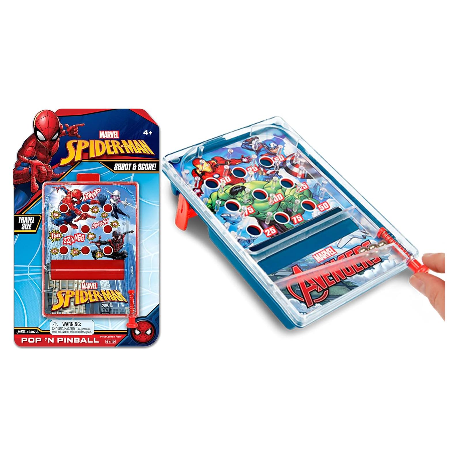 Juego de Pinball Portátil Marvel JA-RU 15.24 cm Variado
