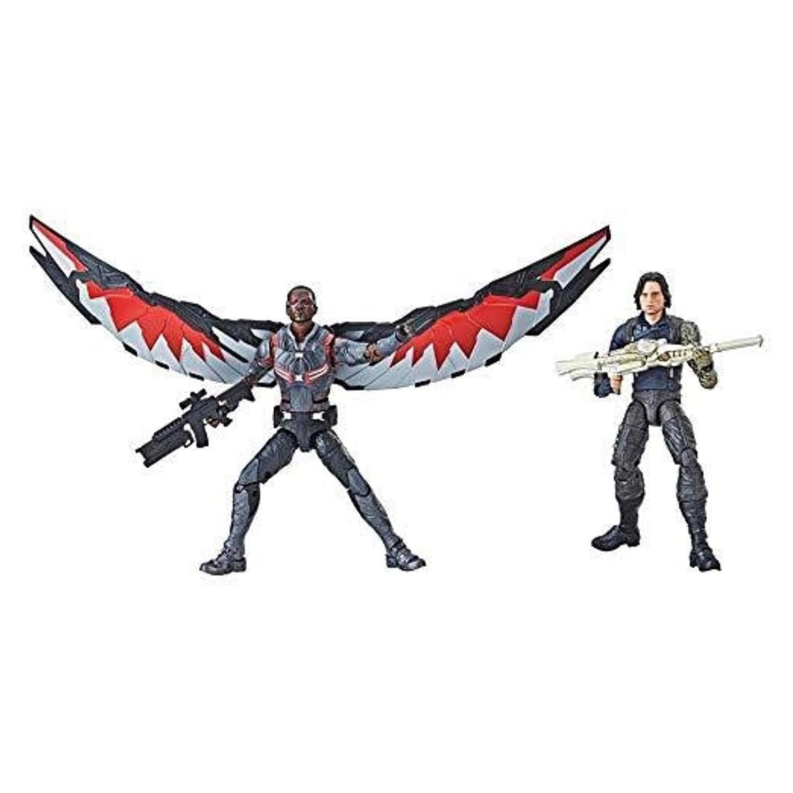 Figuras de Acción Marvel Legends Winter Soldier y Falcon 15 cm