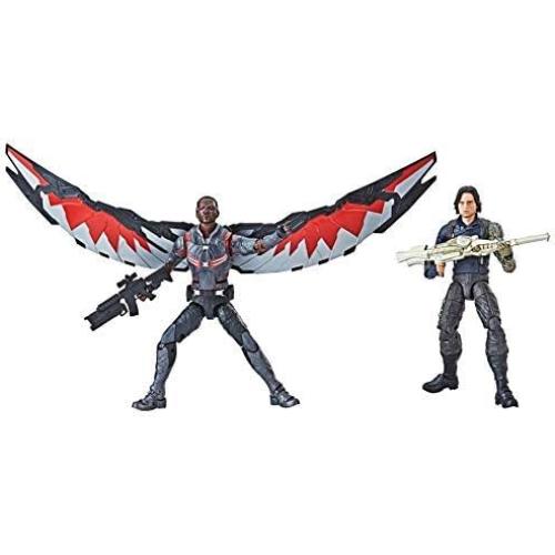 Figuras de Acción Marvel Legends Winter Soldier y Falcon 15 cm