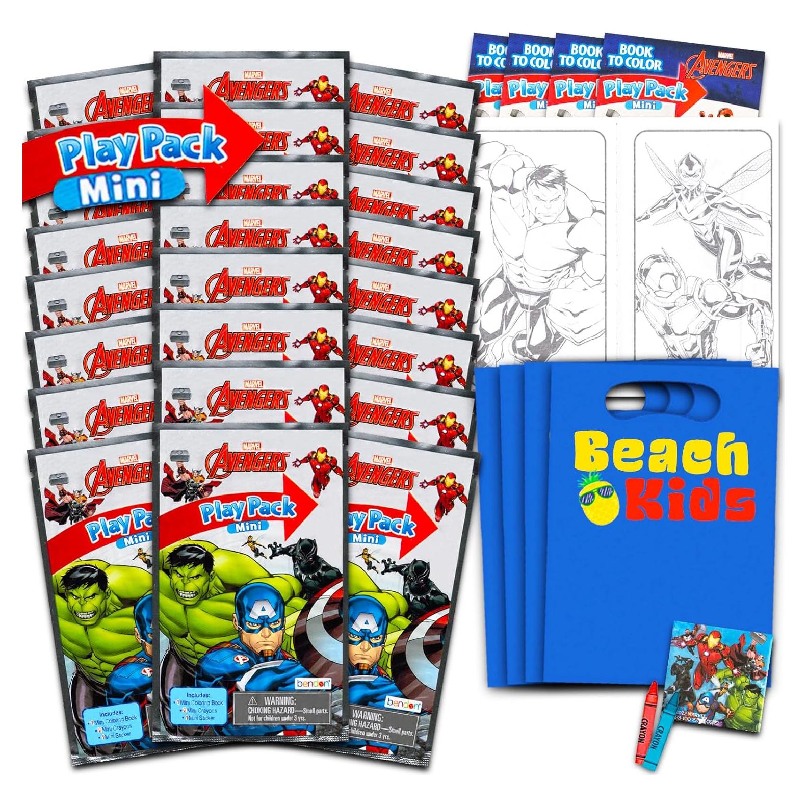 Conjunto de Mini Regalos de Fiesta Avengers - 24 Paquetes de Juego