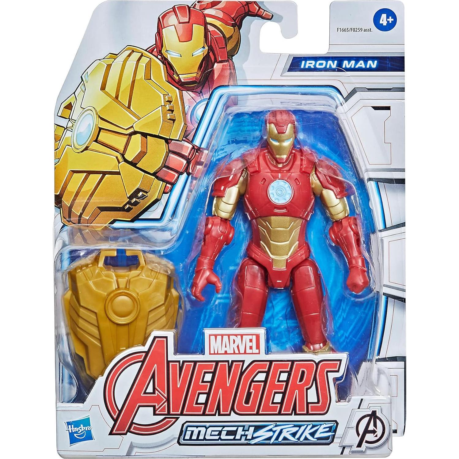 Figura de Acción Iron Man Mech Strike Hasbro 20.99 cm para Niños