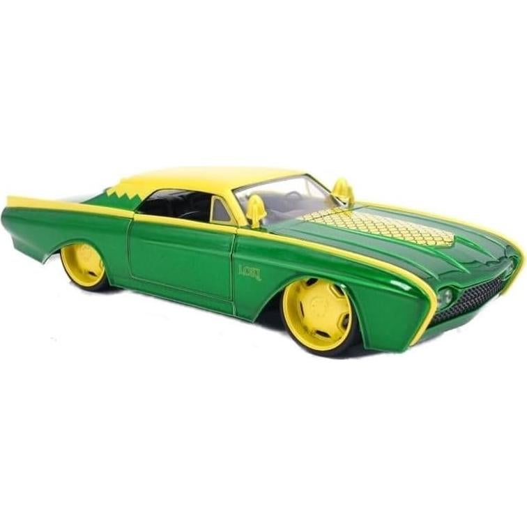 Coche Die-Cast Jada Toys Ford Thunderbird 1963 con Figura de Loki