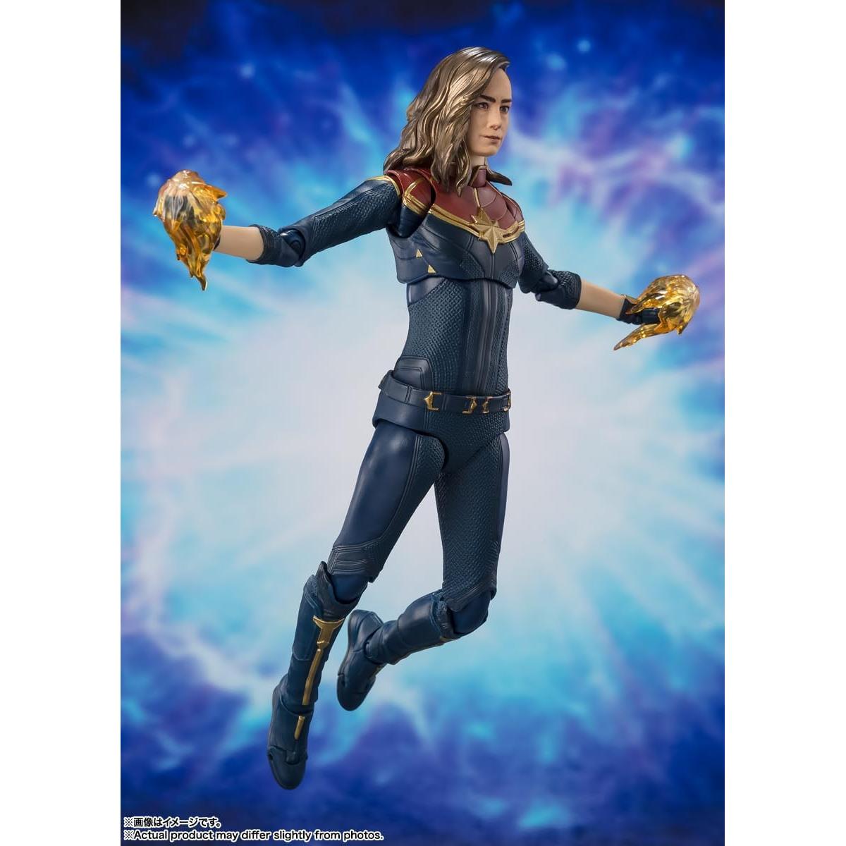 Figura de acción Capitana Marvel S.H. Figuarts Bandai 18 cm