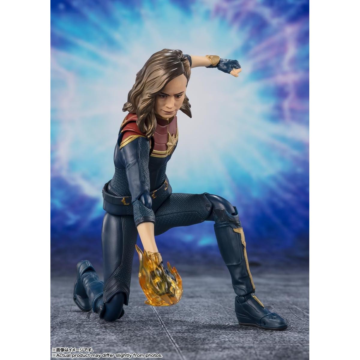 Figura de acción Capitana Marvel S.H. Figuarts Bandai 18 cm