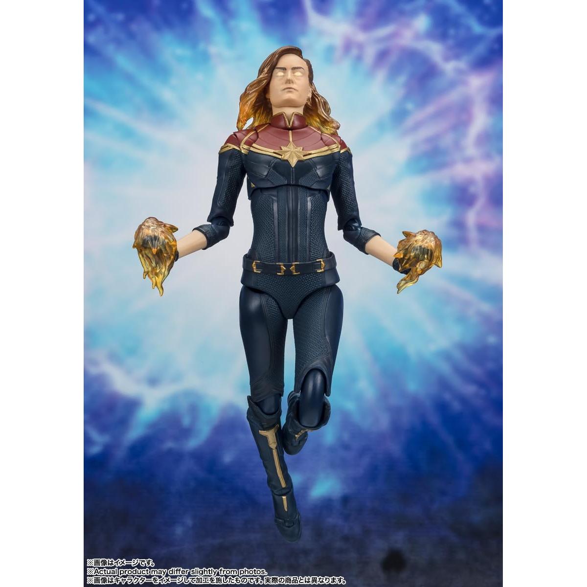 Figura de acción Capitana Marvel S.H. Figuarts Bandai 18 cm