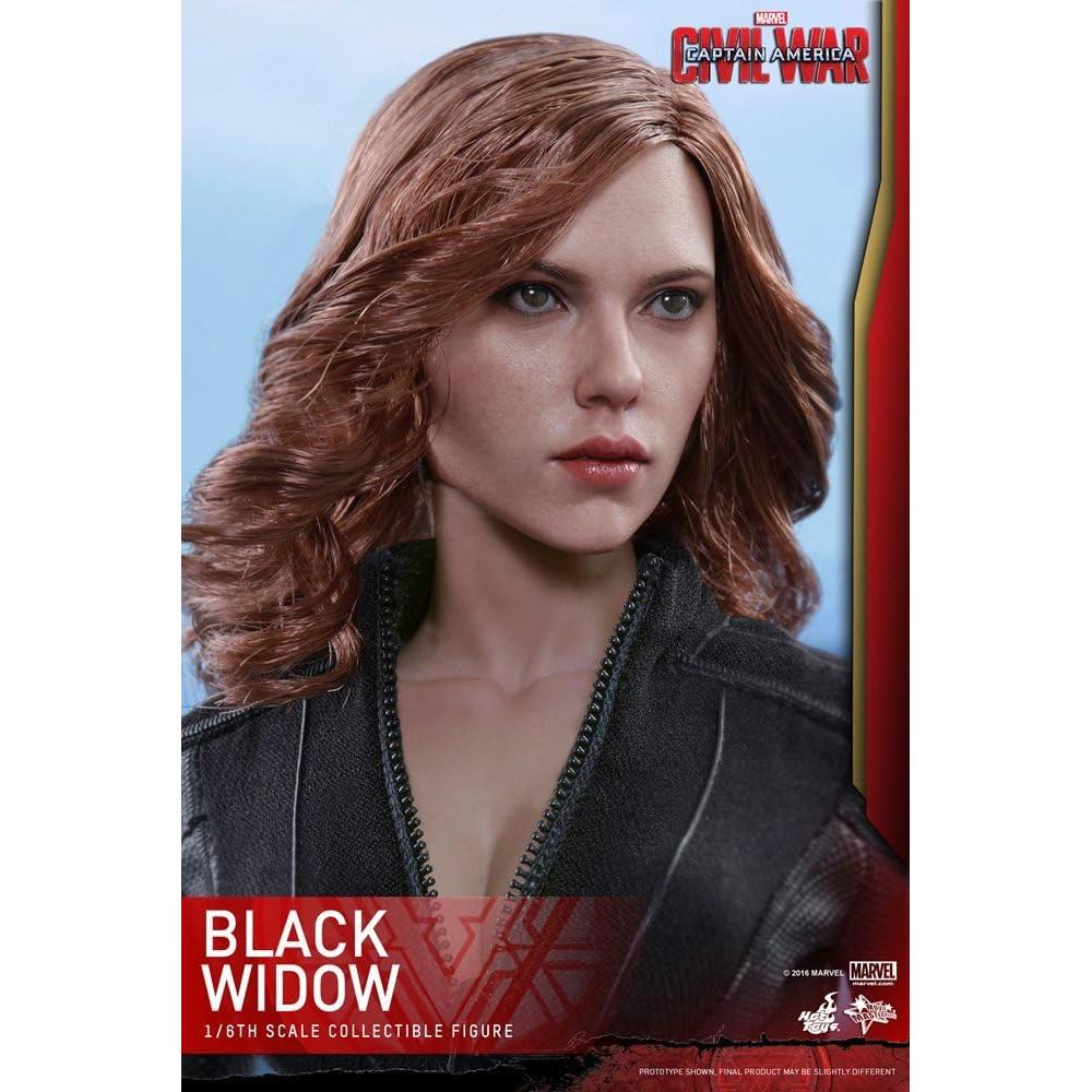 Figura Coleccionable Hot Toys Viuda Negra 1/6 Marvel Guerra Civil