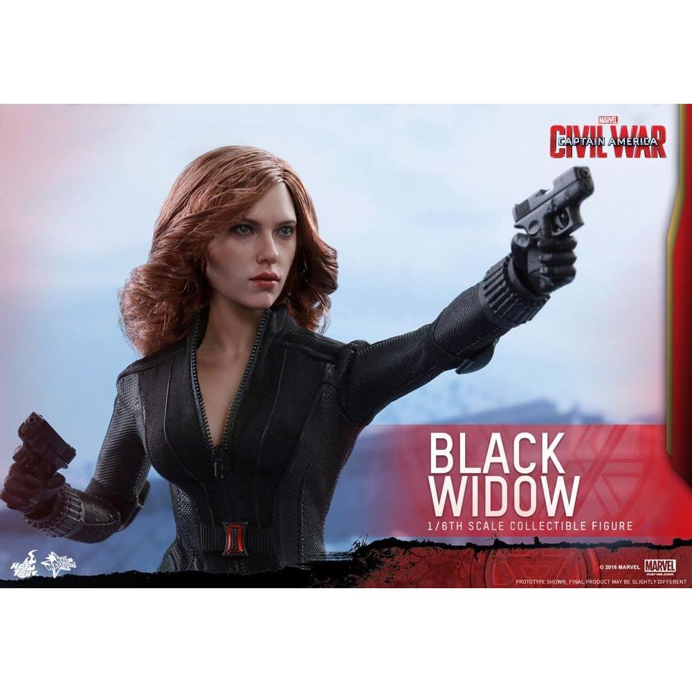 Figura Coleccionable Hot Toys Viuda Negra 1/6 Marvel Guerra Civil