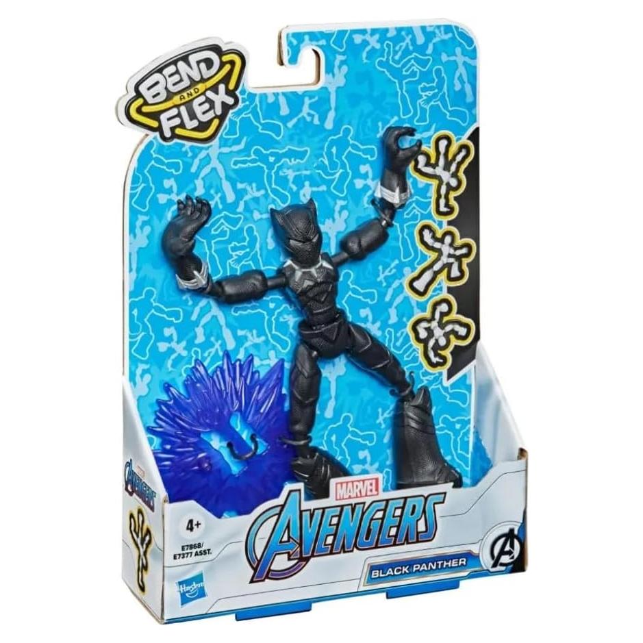 Figura de Acción Pantera Negra Bend and Flex Hasbro 15.24 cm