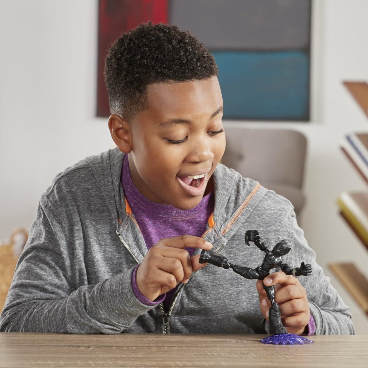 Figura de Acción Pantera Negra Bend and Flex Hasbro 15.24 cm