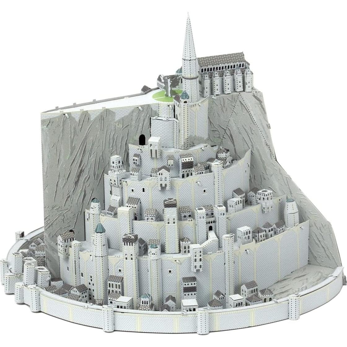 Modelo 3D Minas Tirith Metal Earth - Kit Premium 204 Piezas
