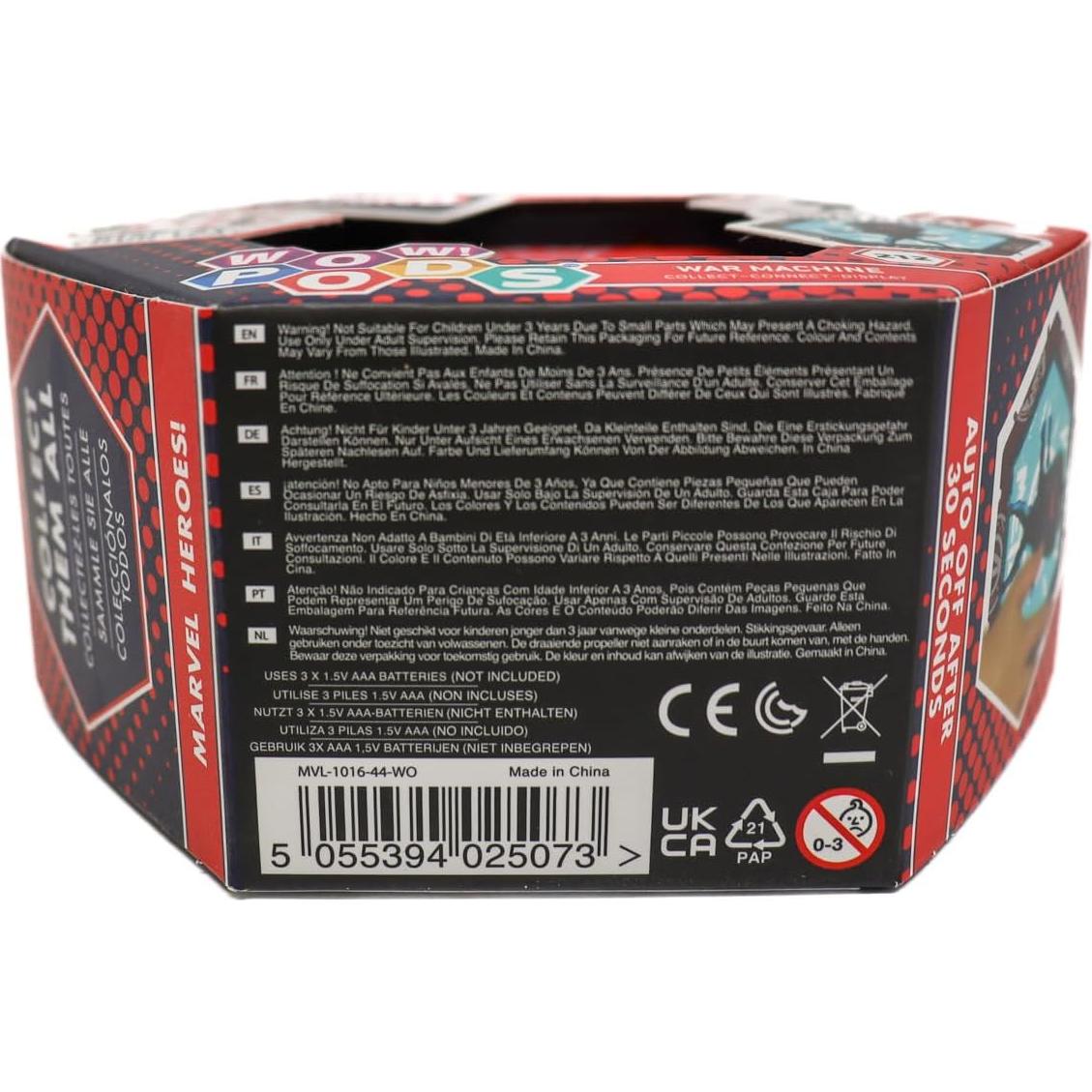 Figura Bobble-Head Máquina de Guerra Marvel Avengers 10.4 cm