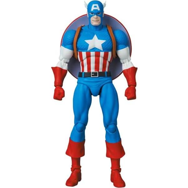 Figura de Acción MEDICOM Toy MAFEX Capitán América 16 cm