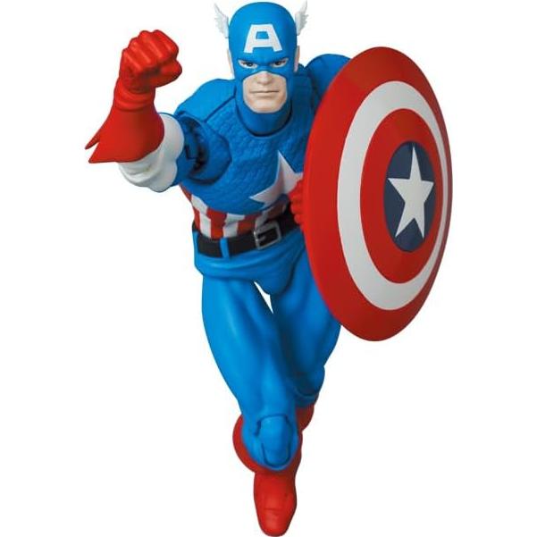 Figura de Acción MEDICOM Toy MAFEX Capitán América 16 cm