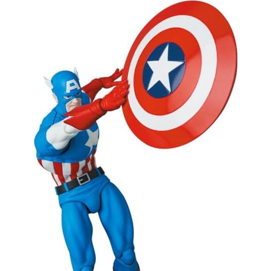 Figura de Acción MEDICOM Toy MAFEX Capitán América 16 cm