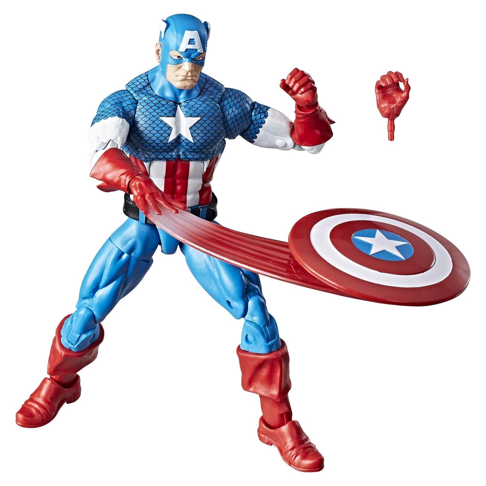 Figura Capitán América Retro 6" Marvel - Hasbro