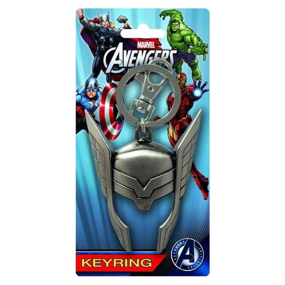 Llave de anillo de pewter Marvel Thor casco 6.03x10.16 cm
