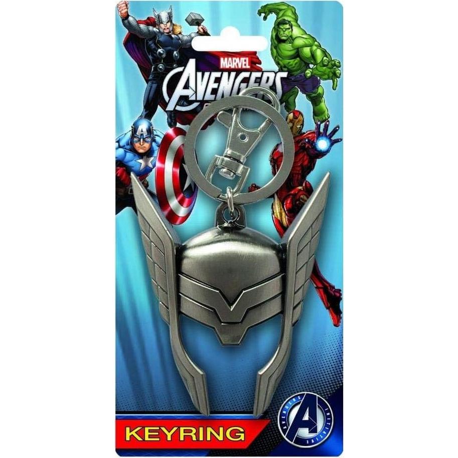 Llave de anillo de pewter Marvel Thor casco 6.03x10.16 cm