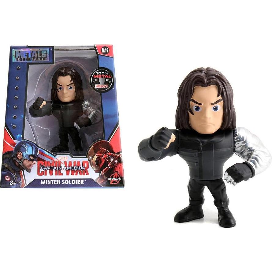 Figura de Película Metals Marvel Jada Toys - Soldado de Invierno 10.16 cm