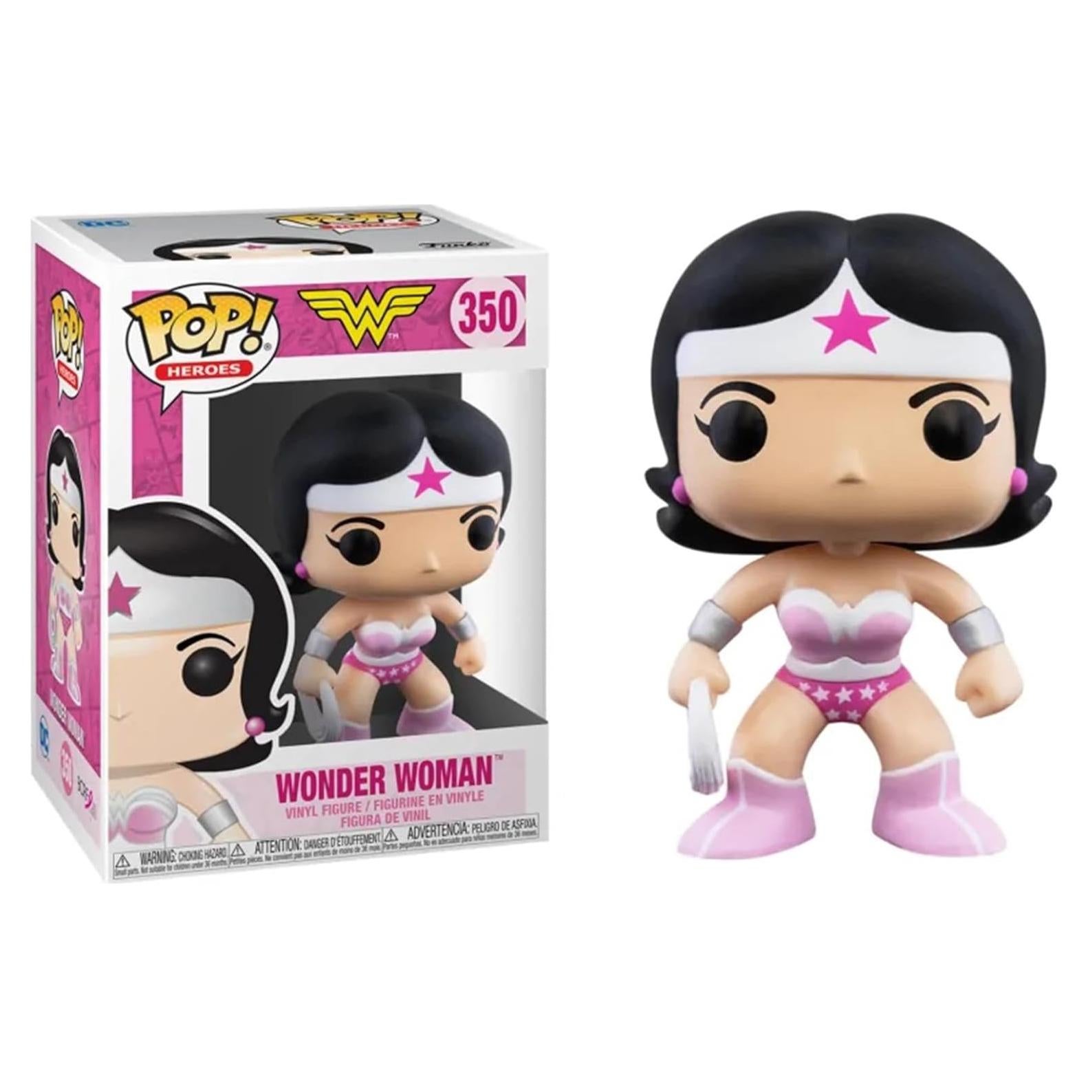 Funko Pop! Mujer Maravilla - Conciencia Cáncer de Mama 9.53 cm