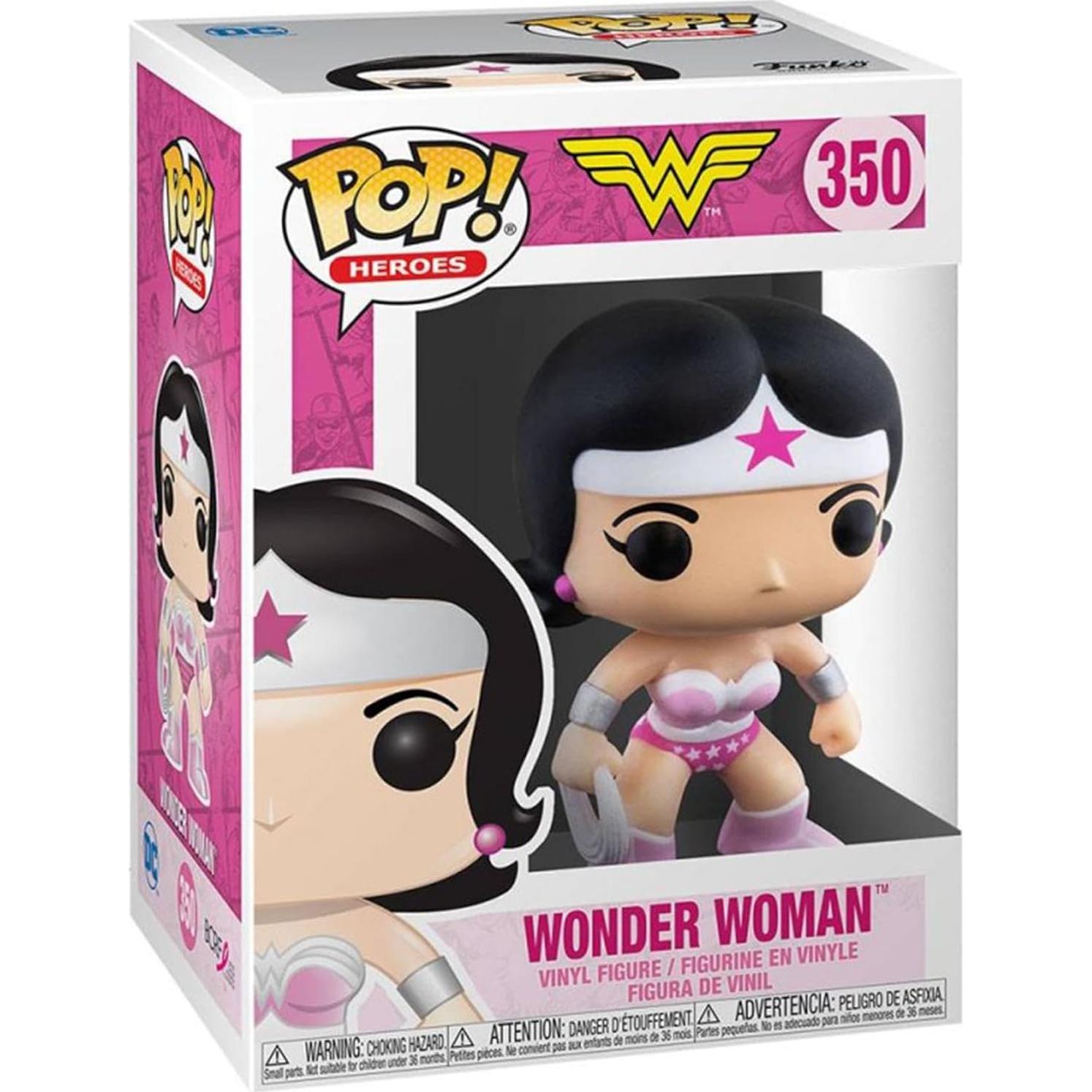 Funko Pop! Mujer Maravilla - Conciencia Cáncer de Mama 9.53 cm