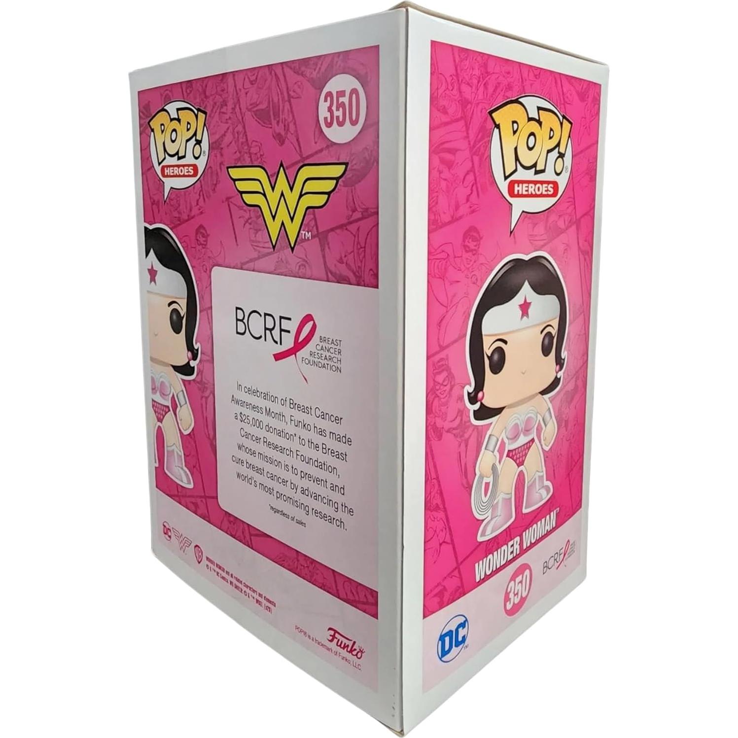 Funko Pop! Mujer Maravilla - Conciencia Cáncer de Mama 9.53 cm