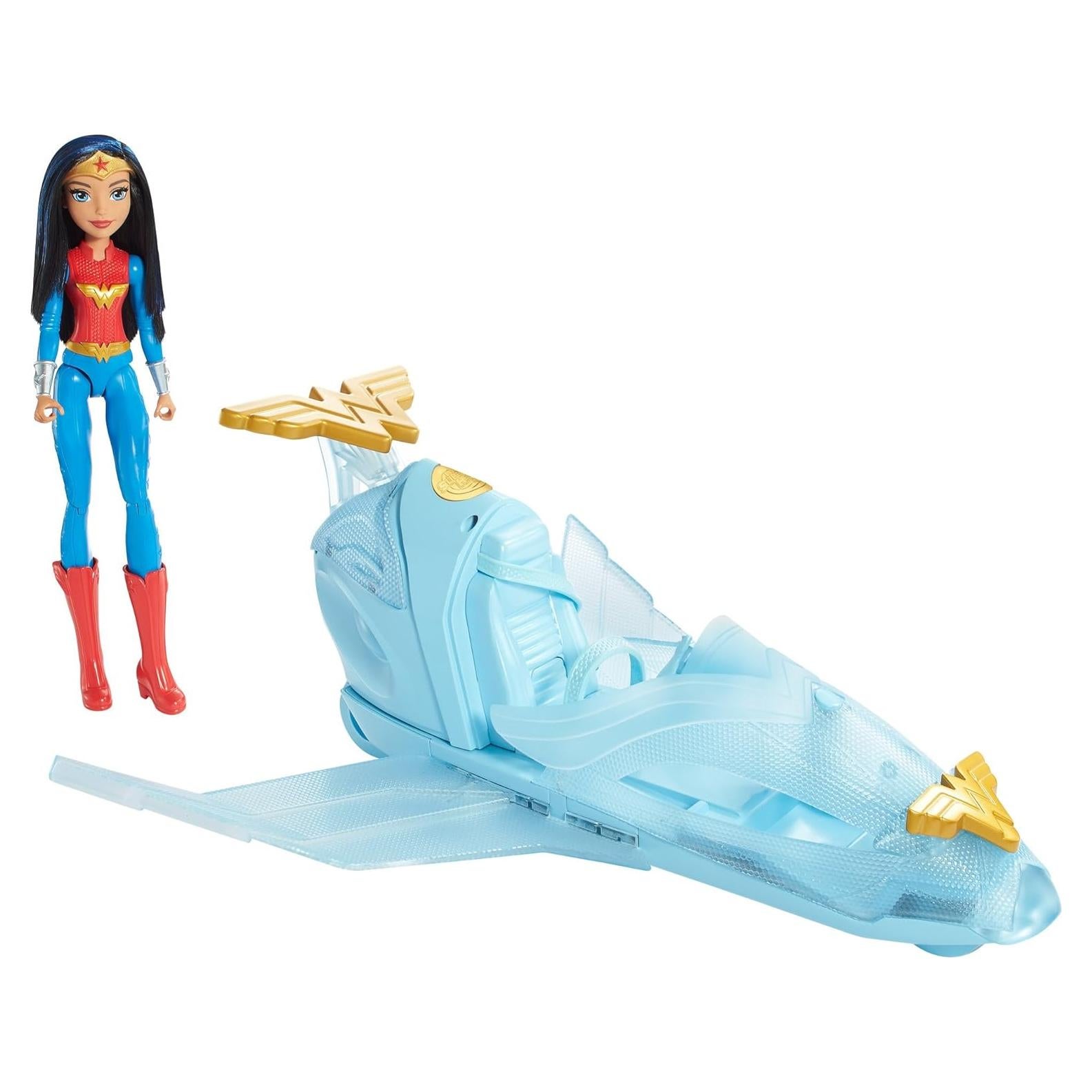 Muñeca Wonder Woman con Jet Invisible Mattel 30.5 cm