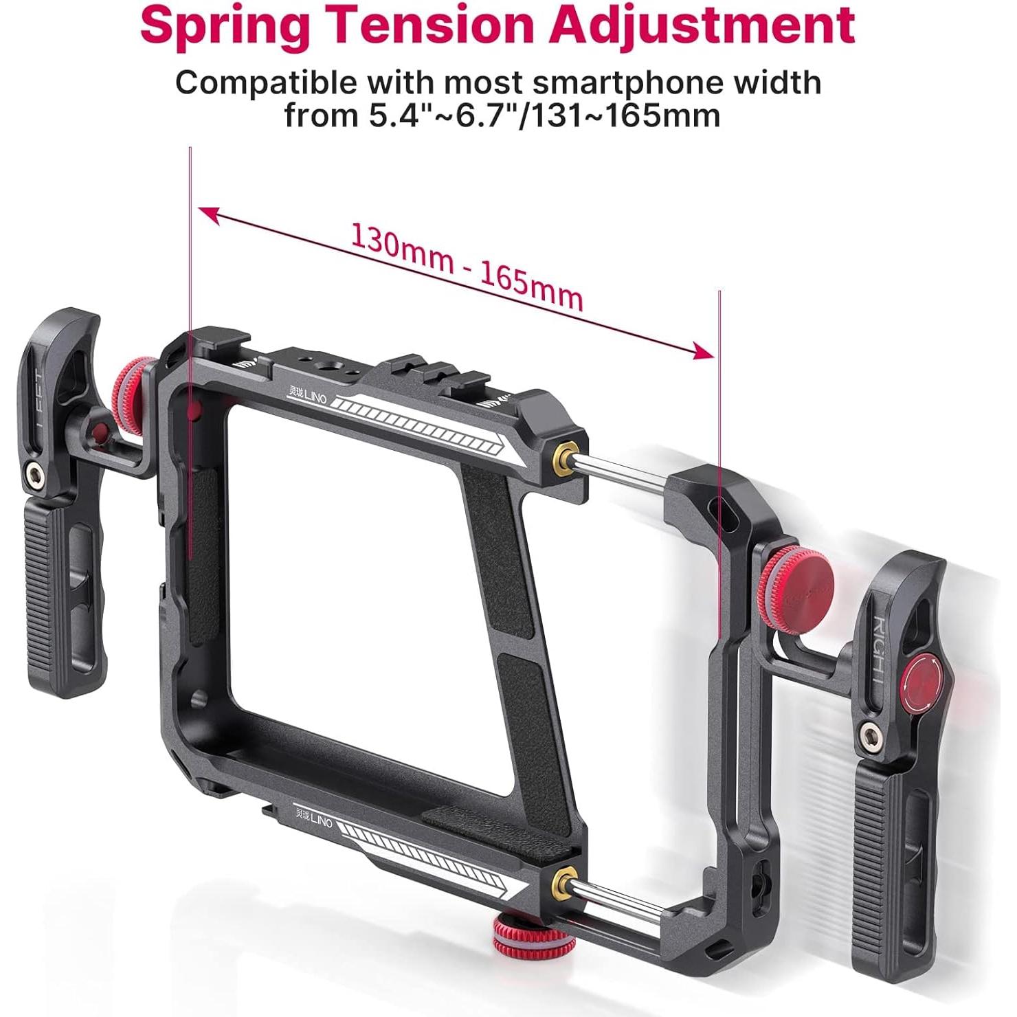 Soporte de Video ULANZI LINO para Smartphone con Doble Mango