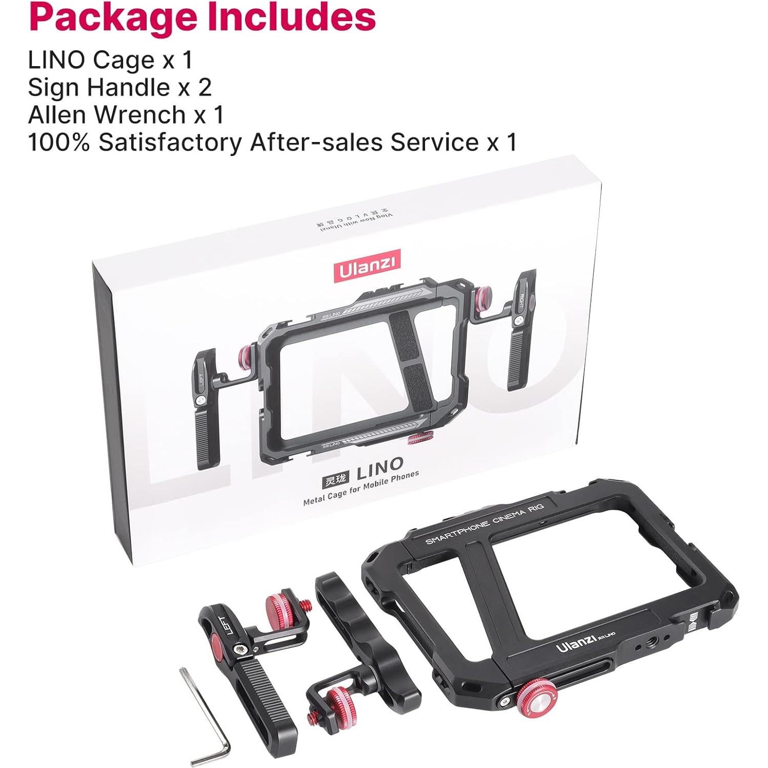 Soporte de Video ULANZI LINO para Smartphone con Doble Mango