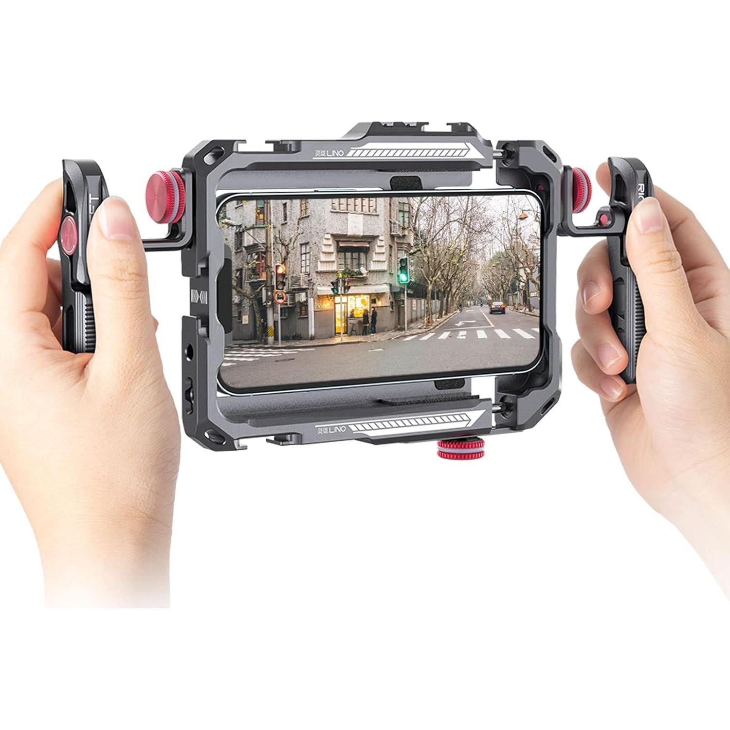 Soporte de Video ULANZI LINO para Smartphone con Doble Mango